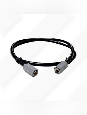 Coaxial RF Cable TV Antenna Cord Black 3 Feet TFC-T10 CATV - Never Used